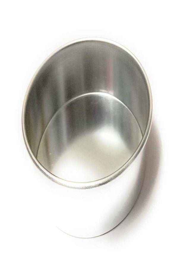 TSQ KITCHENWARE:- 7 inch Daimeter Aluminium Round Cake Mould Make 1kg Cake Use for Microwave Ovens. - Image 1