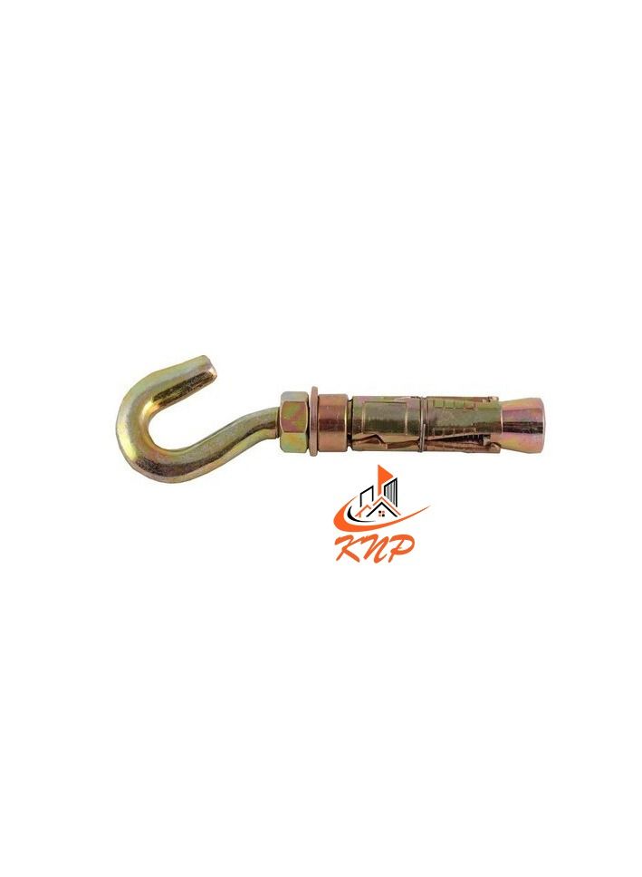KNP GI Fix Bolt With Hook M12 10PCS  - Image 1