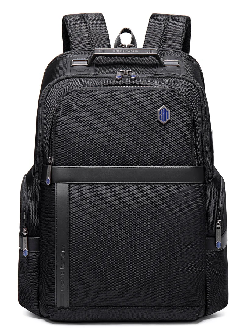ARCTIC HUNTER Premium Laptop Shoulder Backpack TSA Friendly Opening Water/Scratch Resistant Daypack with Built in USB/Earphone Port for Men and Women B00449 Black