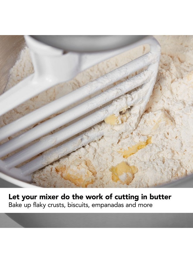 KitchenAid Pastry Tilt Head Stand Mixer Beater Attachment, Silver - Image 2