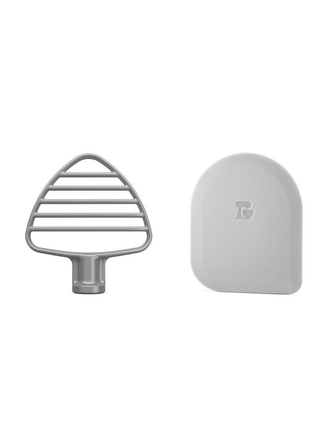 KitchenAid Pastry Tilt Head Stand Mixer Beater Attachment, Silver - Image 3