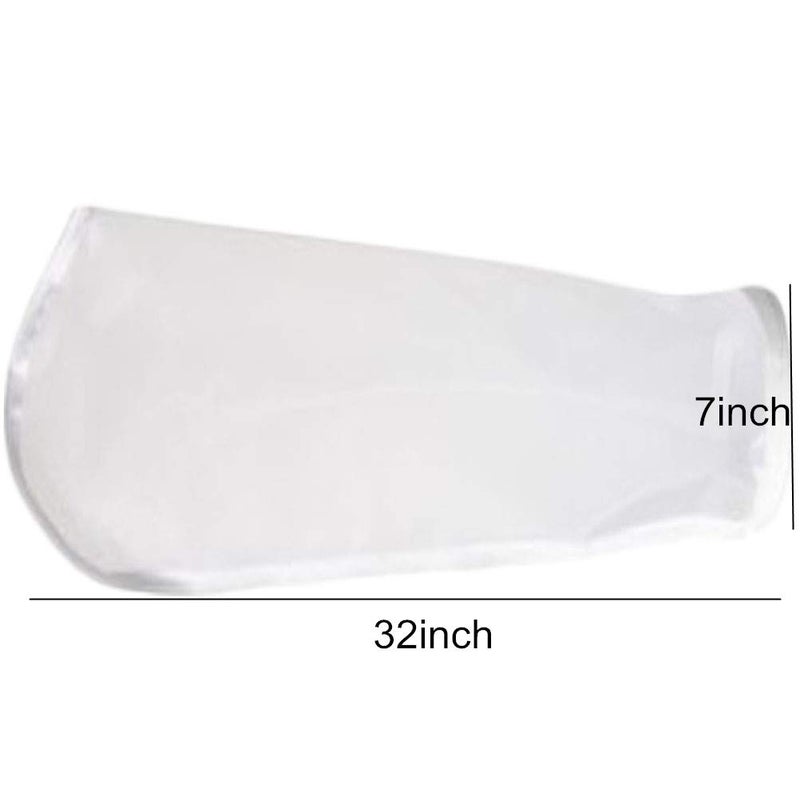 Honritone 7Inch Ring 300 Micron Nylon Monofilament Mesh Filter Bag,7" x 32" Liquid Filter Sock (300Micron 7" x 32“) - Image 4