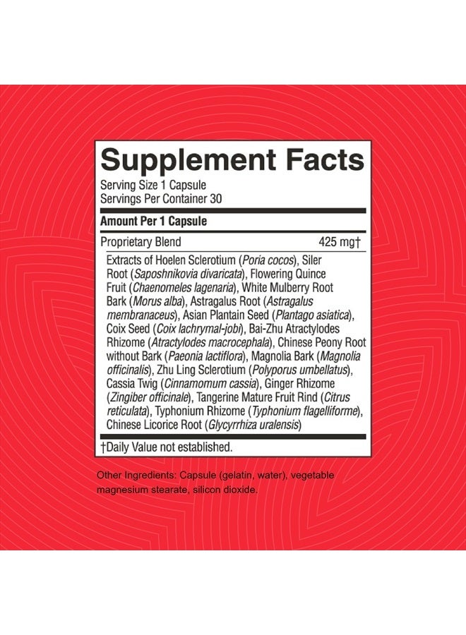 NATURE'S SUNSHINE منشط الكلى TCM مركز، 30 كبسولة | مكمل طبيعي للكلى الصينية يحتوي على أعشاب لدعم وتعزيز وظيفة الكلى وتدفق البول - Image 3