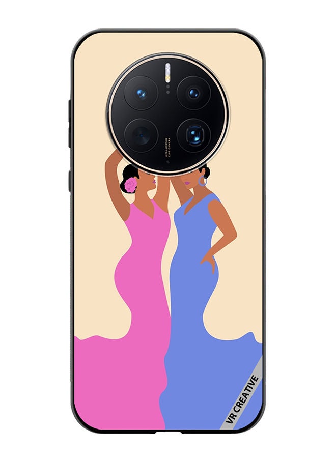 VR CREATIVE Protective Case Cover For Huawei Mate 50 Pro Spanish Women Dancing Flamenco Design Multicolour - Image 1