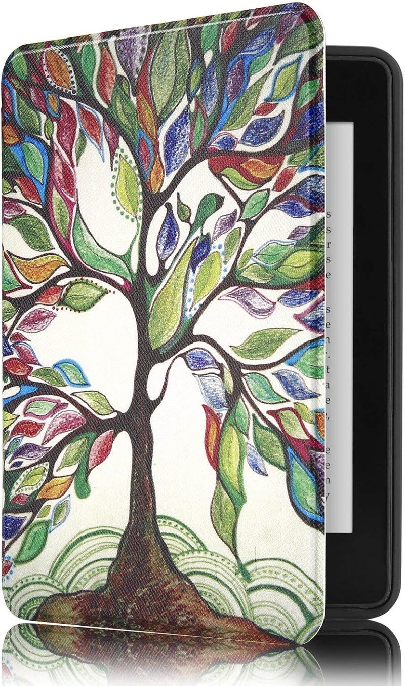 موكا غطاء ذكي متوافق مع للغلاف القابل للطي لإصدار كيندل بيبروايت 10 لعام 2018، الجيل العاشر (شجرة الحظ) - Image 5