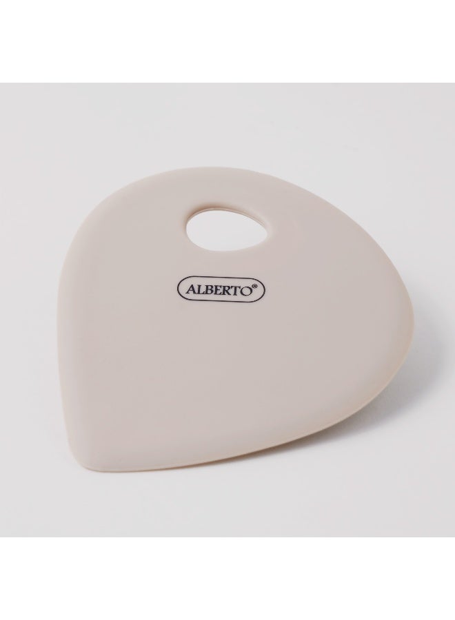 ألبرتو أداة الكشط سيليكون 12*11*0.4سم، كريمي - Image 1