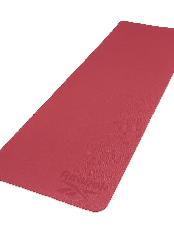 ريبوك حصيرة يوغا بسماكة 6 مم بلون غبار الأسترو – مبطنة ومقاومة للانزلاق لتوفير راحة أثناء التمارين - Image 2