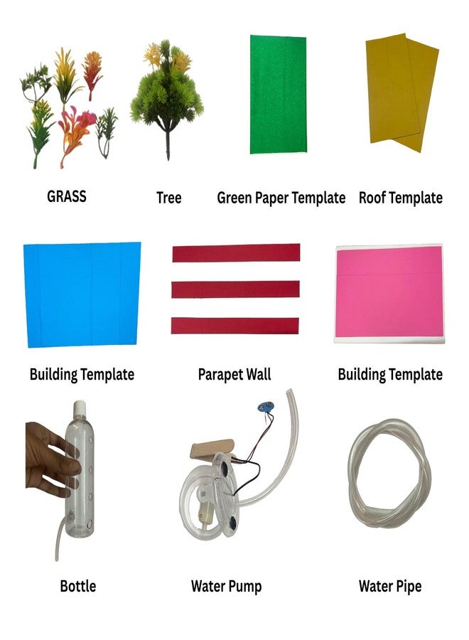 KOMODO CRAFT Hydroponic Farming Working Model DIY Kit for Students | 3D Science Project for School Exhibition | STEM Learning Educational Toy | Sustainable Farming Model with Water Pump & Accessories - Image 5
