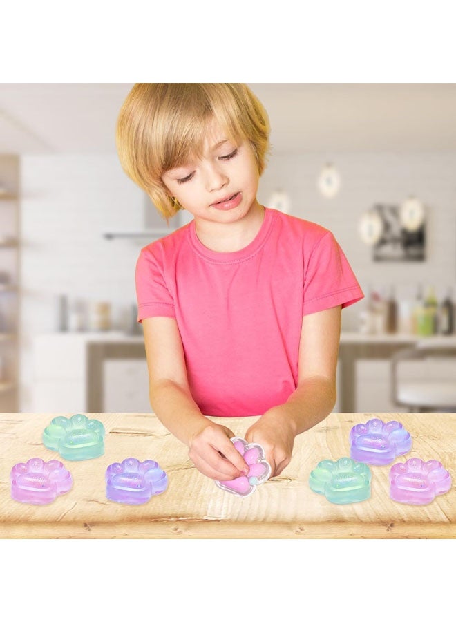 قطعتان من ألعاب مخلب القطة الإسفنجية، مسحوق تابا الإسفنجي اللطيف فوفو، لعبة كاواي لتخفيف الضغط للأطفال والكبار - Image 4