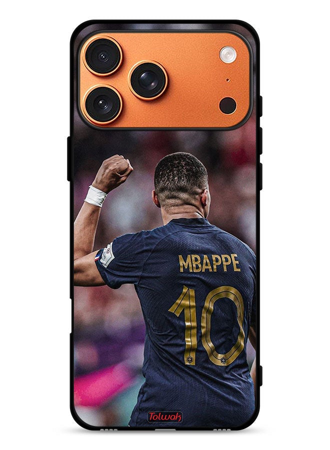 Tolwak Apple iPhone 17 Pro Max Protective Case Cover Mbappe 10 - Image 1