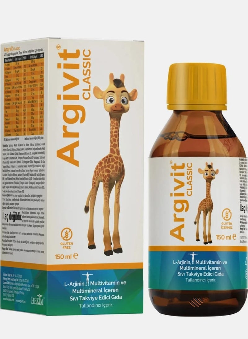Argivit Classic Baby Growth & Height Support Multivitamin Drink 150 ml 3 item Offer - Image 2