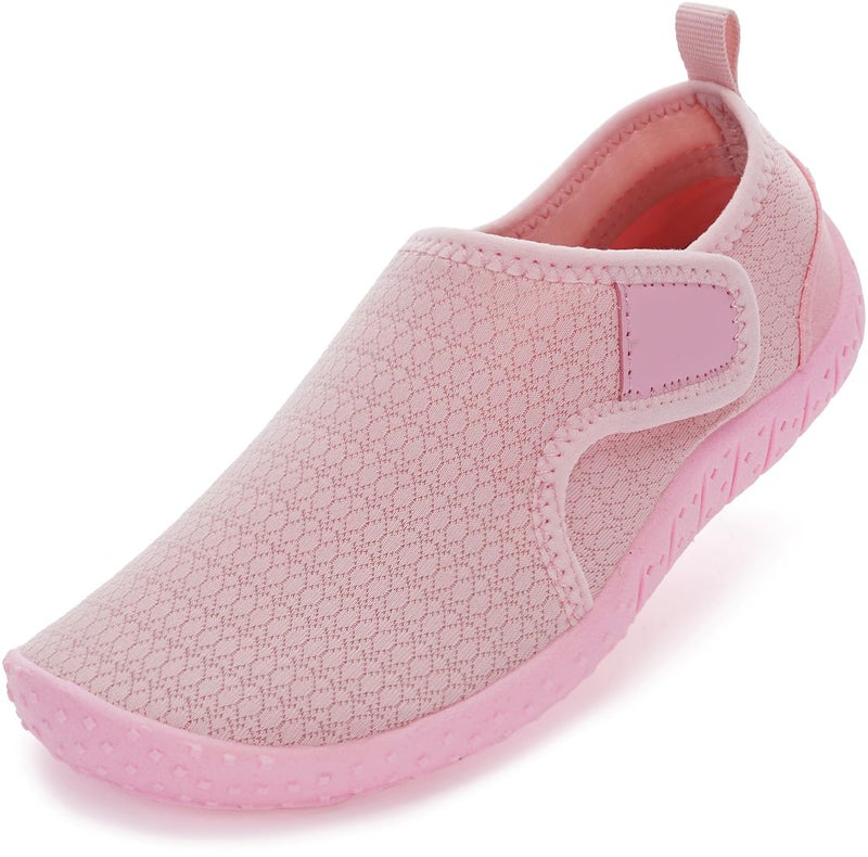 WHITIN Water Shoes for Kids/Boys/Girls Aqua Socks Quick Dry Barefoot Size 13 Little Kid Beach Minimalist Pool Swim Sand Jumping Surf Fishing Sports Park Comfy Sneakers Pink 30 - Image 1