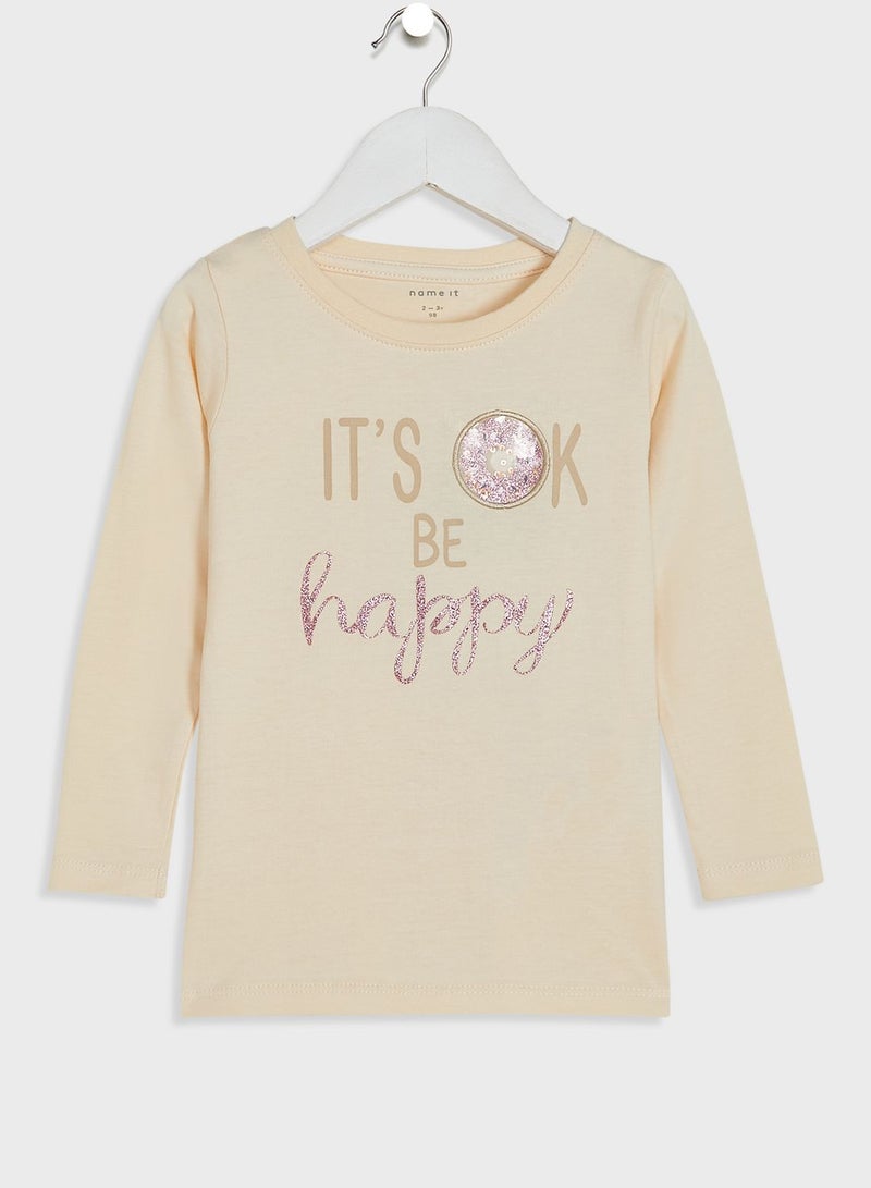 نيم ات تيشيرت بطبعة للأطفال - Image 1