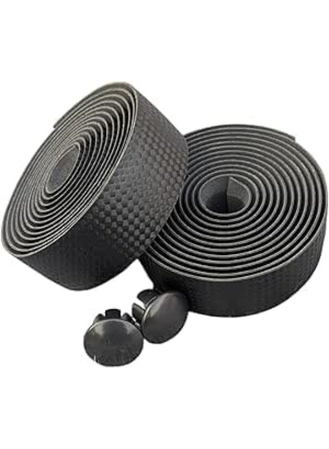 شريط لاصق لمقود الدراجة.تصميم مضاد للانزلاق بجودة عالية ولون اسود - Image 1