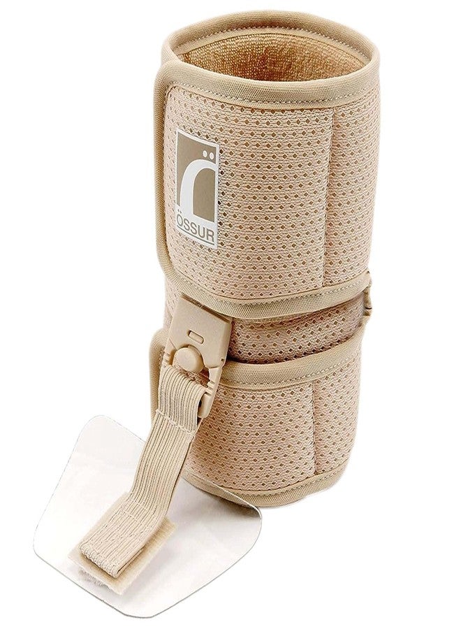 Ossur Foot-up Drop Foot Brace - Ankle Support Comfort Adjustable Wrap (Beige, Medium) - Image 1