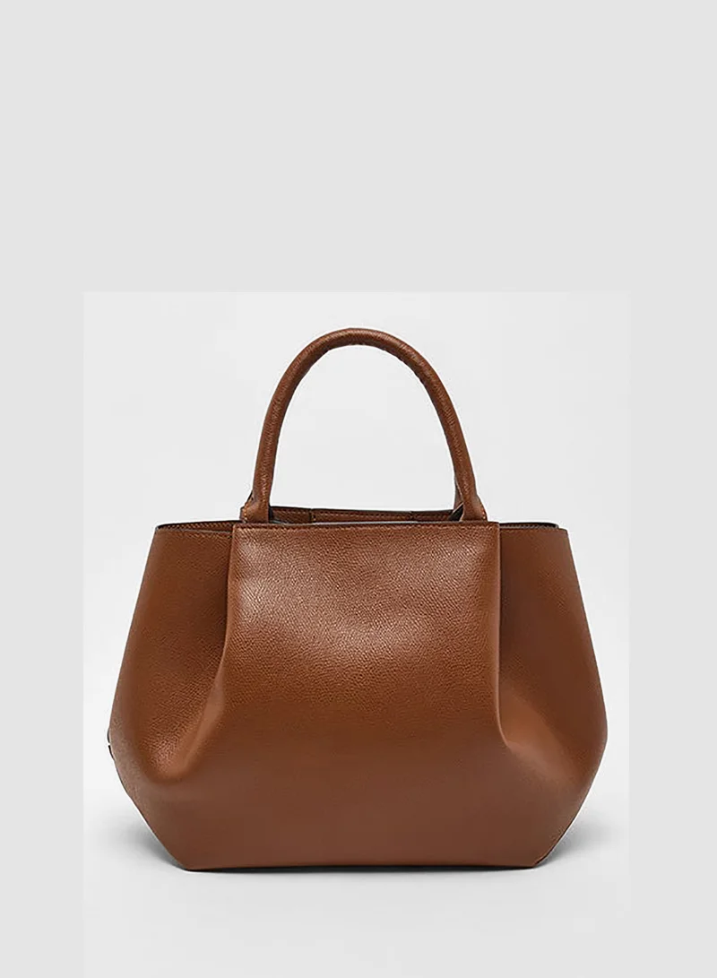R&b Textured Handheld Bag