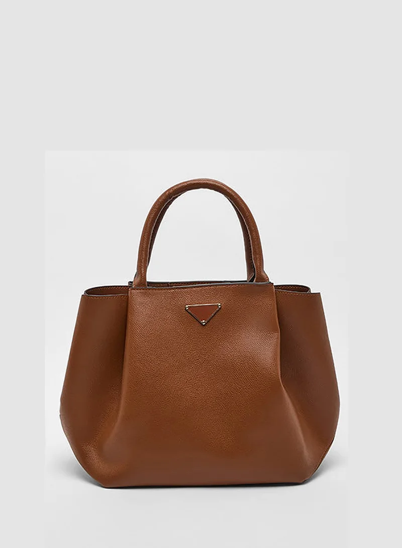 R&b Textured Handheld Bag