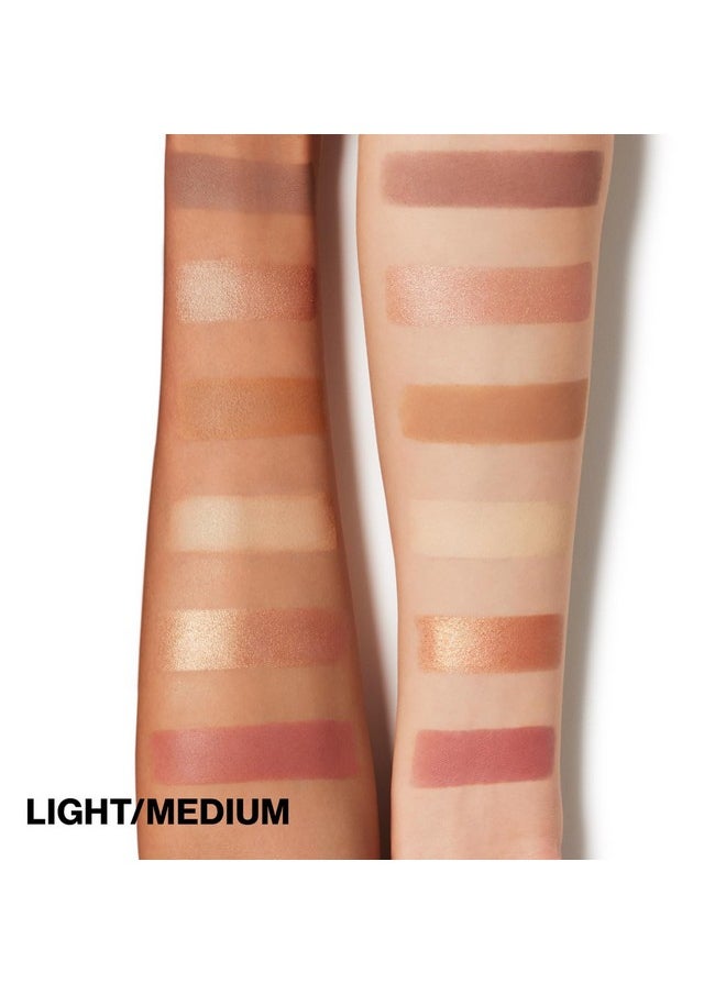 Smashbox The Cali Contour Palette | Highlighter + Bronzer, 0.69 Ounce, Light to Medium