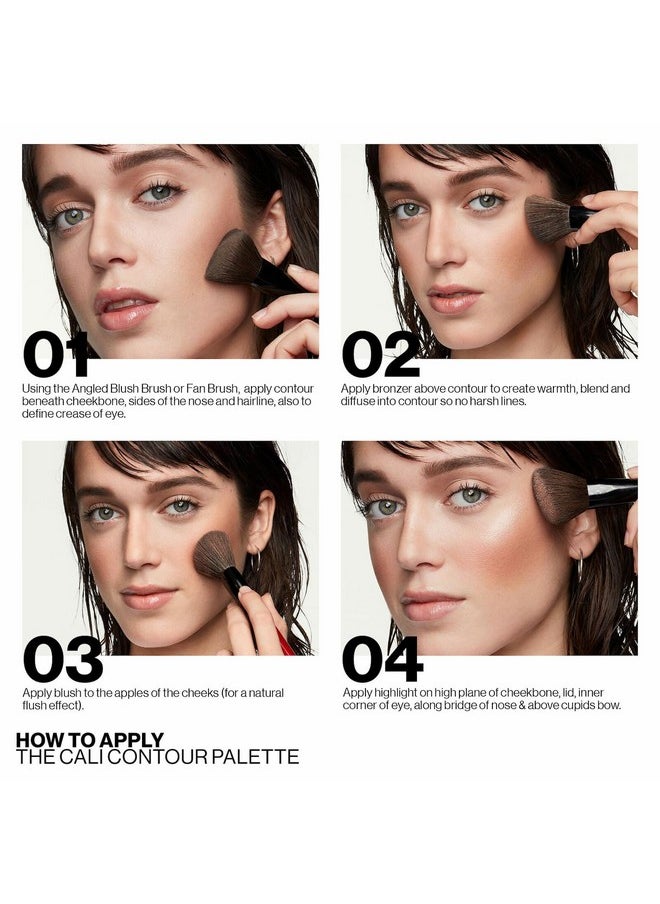 Smashbox The Cali Contour Palette | Highlighter + Bronzer, 0.69 Ounce, Light to Medium