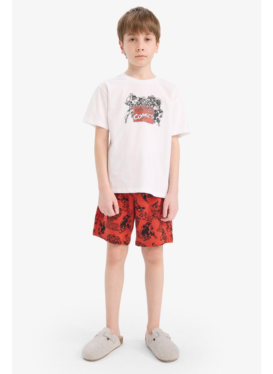 DeFacto Boy 2 piece Regular Fit Licensed by Marvel Knitted Pyjamas  - Image 1