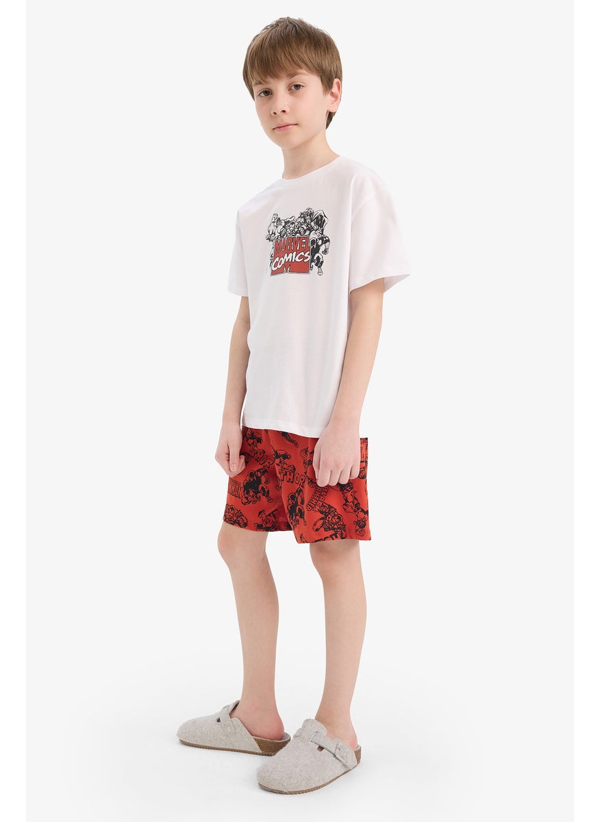 DeFacto Boy 2 piece Regular Fit Licensed by Marvel Knitted Pyjamas  - Image 4