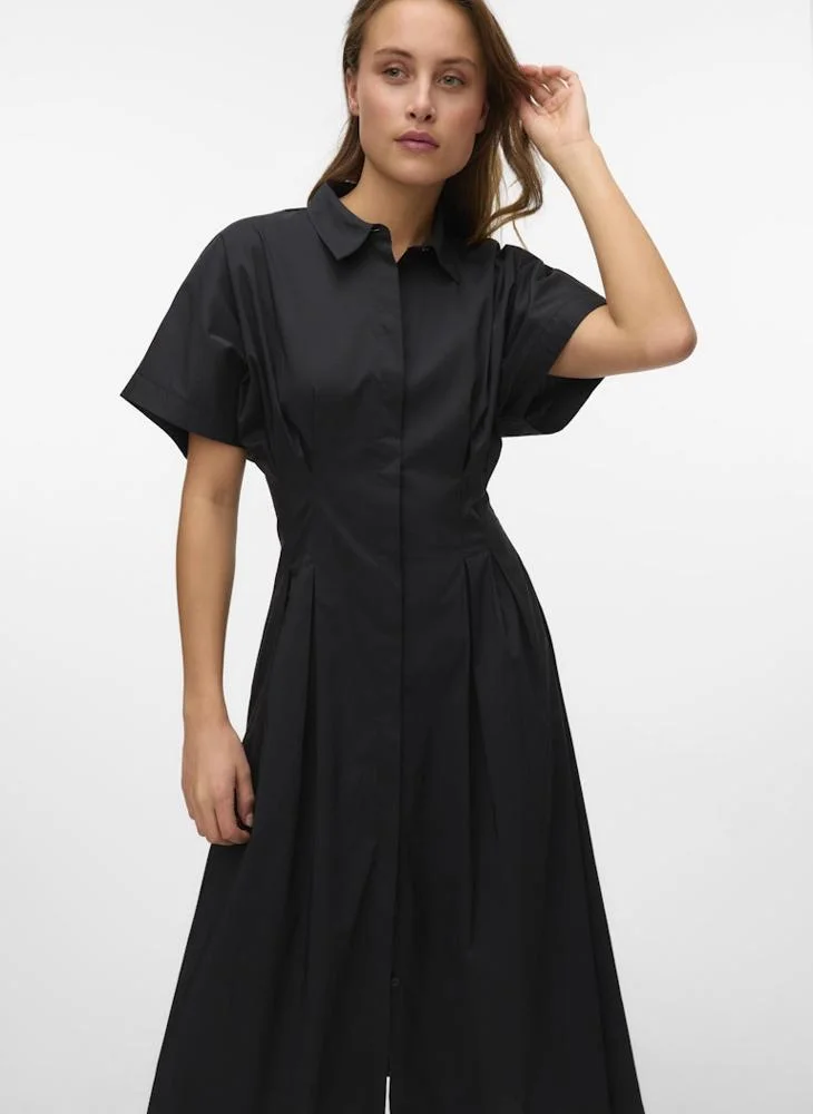 VERO MODA Vmfriba Short Sleeve Shirt Dress
