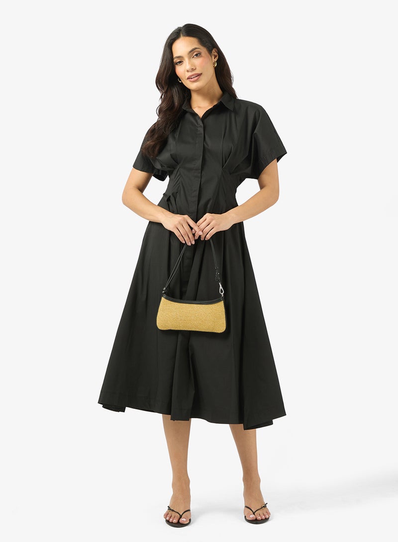 فيرو مودا فستان قميص قصير الأكمام - Image 4