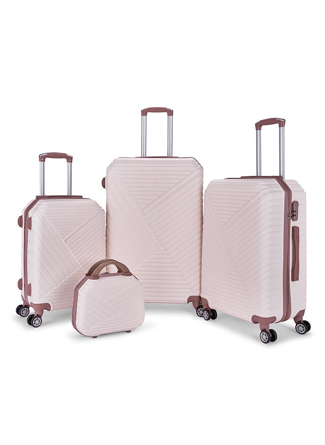 LIMRA - Travel bags from limra 4-piece set beige/gold - Image 1