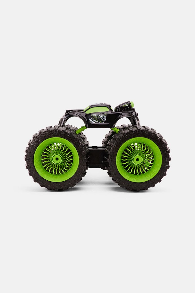 Silverlit Exost Rhino Wave 4x4 Off Road Stuntcar Remote Control, Black/Green - Image 4