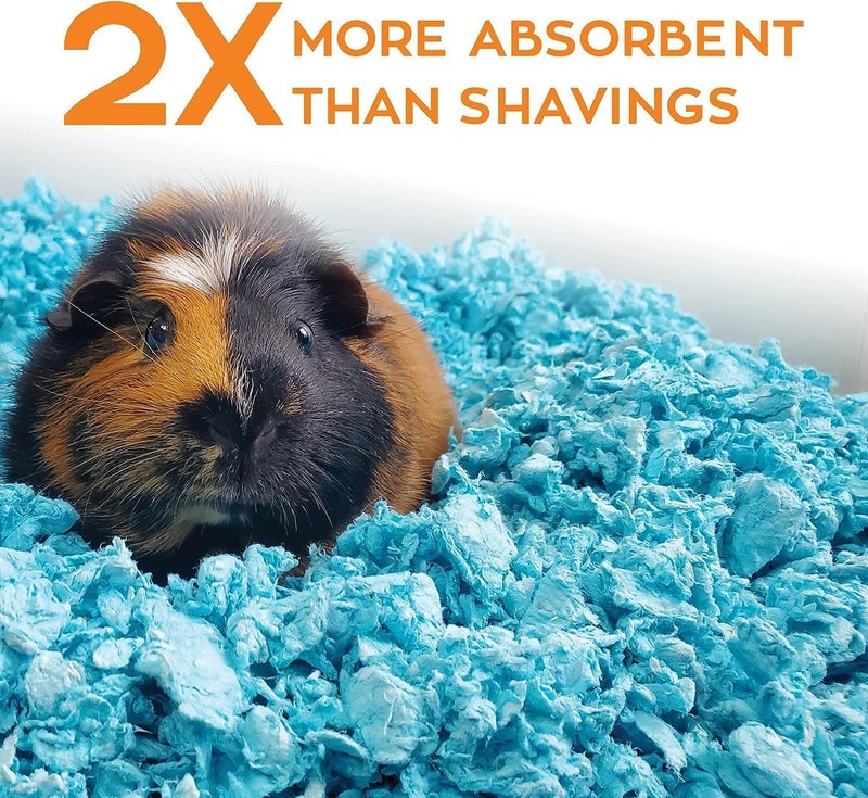 carefresh 99% Dust-Free Blue Natural Paper Small Pet Bedding with Odor Control, 10 L - Image 4