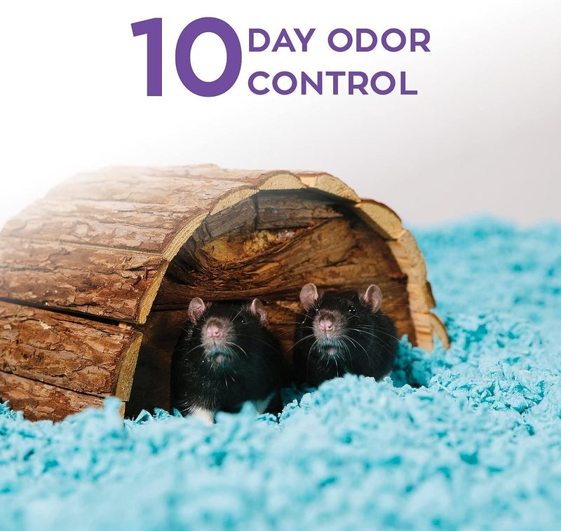 carefresh 99% Dust-Free Blue Natural Paper Small Pet Bedding with Odor Control, 10 L - Image 3