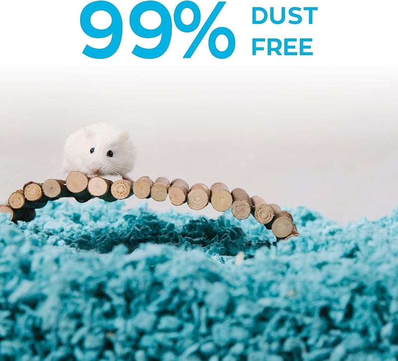 carefresh 99% Dust-Free Blue Natural Paper Small Pet Bedding with Odor Control, 10 L - Image 5