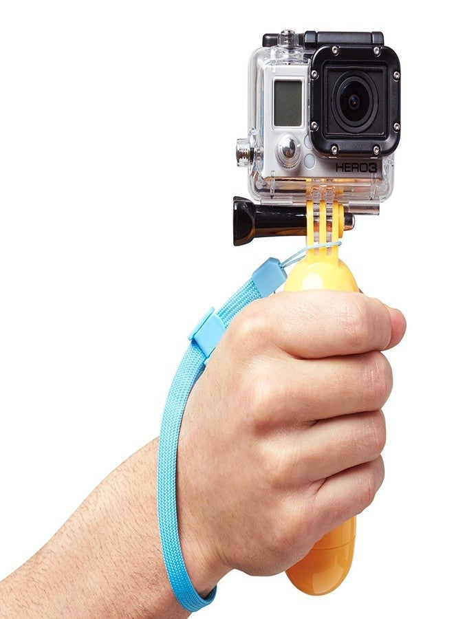 Smars Floaty Handle Bobber Stick with Strap Screw for Action Camera | Body Camera Mount - Image 3