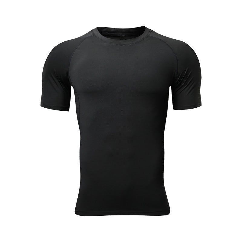 Men's Compression Shirt Breathable Quick-Dry Stretch Training Top - Image 2