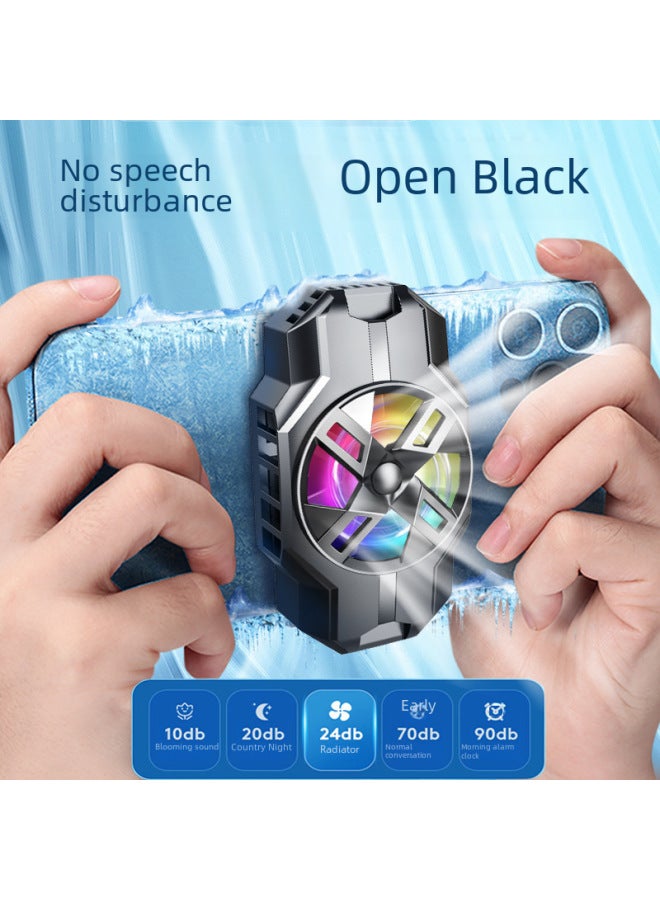 Beauenty S1 Semi-conductor Cooling Phone Holder Silent Gaming Back Clip For Live Broadcasting Playing Mobile Games-Product Color:S23 Icing Three-speed Radiator - Black (25℃Ice + Three-speed Adjustment) - Image 3