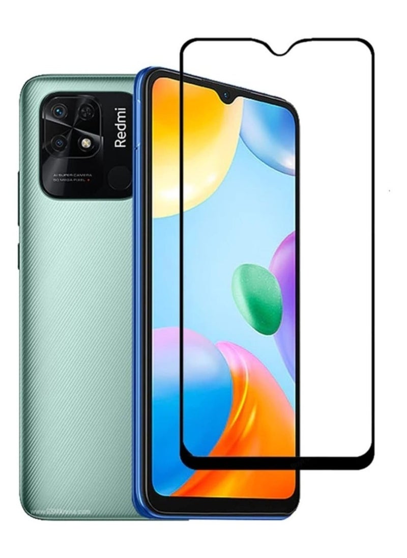 Raxoom Screen Protector for Xiaomi Redmi 10C / Xiaomi Poco C40 / Xiaomi Redmi 10 Power Tempered Glass Screen Protector 9H Hardness Anti Fingerprint Scratch Resistance 2.5D Curved Edge Glass - Image 1