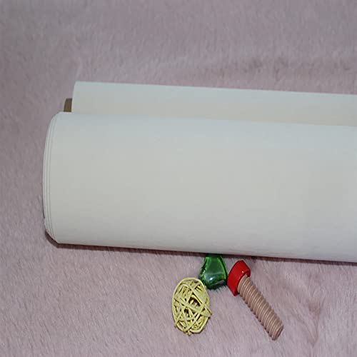 TAOGIFT Self Adhesive Off White Velvet Shelf Liner Paper Felt Fabric for Art & Crafts, Jewelry Box Felt Liner Solid Color Felt Drawer Dresser Cabinets Arts Crafts Decor 17.7" x 98" - Image 4