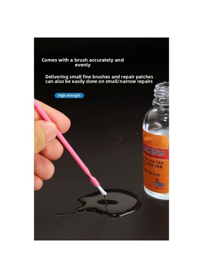 Generic Special Patching Raincoat Artifact For Rain Boots. Special Glue For Patching Rain Boots. Special Glue For Water Shoes. Special Glue For Rain Boots And Waders-Color:M17-rain Boots Glue (comes With Repair Piece + Brush + Sandpaper)-u87  - Image 4