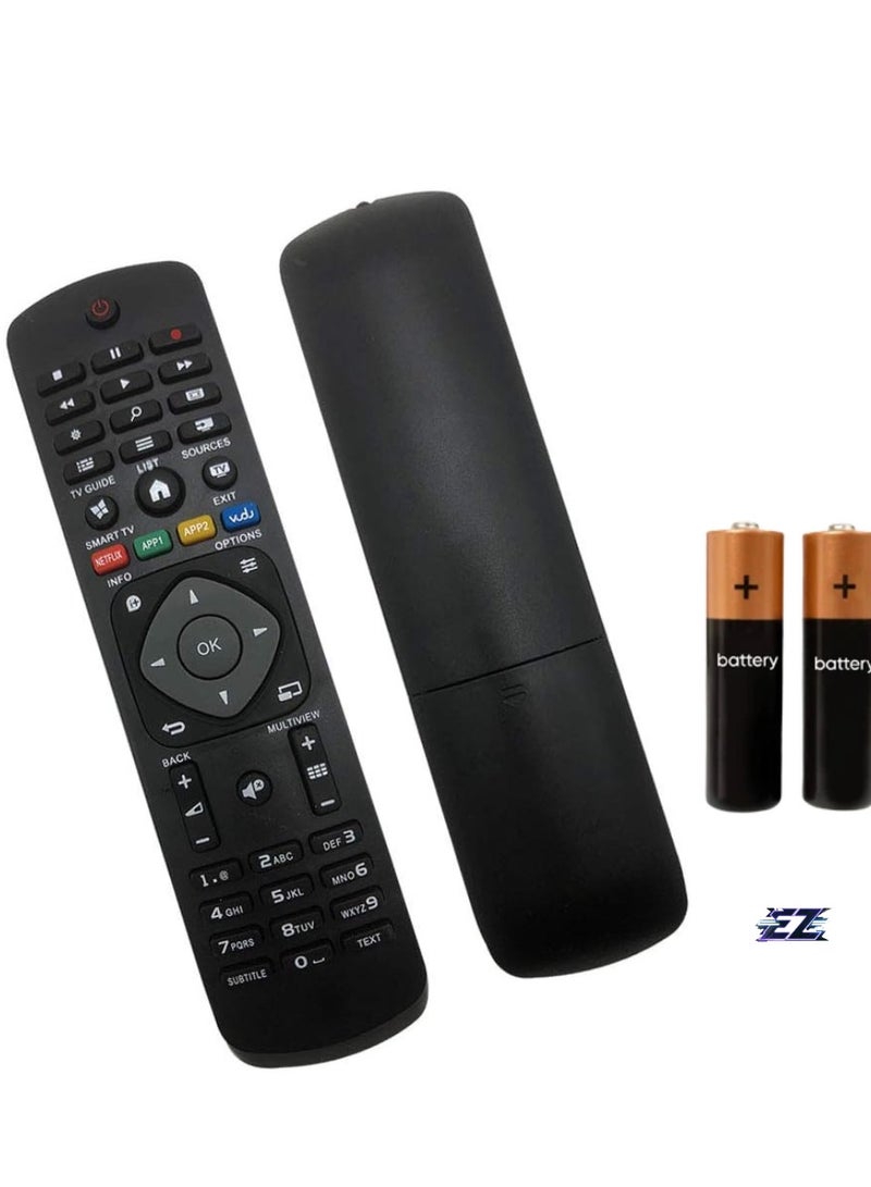 ELTRAZONE Replacement Philips TV LED LCD Remote Control MT-L1030 - Universal Remote Control for Philips TVs - Includes Battery - Image 1