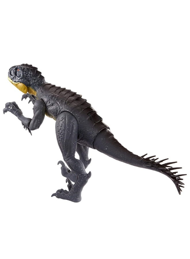 JURASSIC WORLD Original Mattel Jurassic World Dino Escape Scorpios Rex Doll, Slash 'N Battle Sound Chomp Roar & Tail Whip Attack Dinosaur Figure, Action Figures Toys Kids Fans Collector Gifts - Image 2