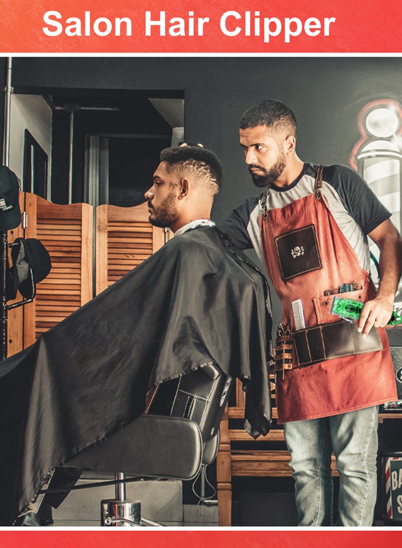 مقصات شعر كهربائية قابلة للشحن طقم حلاقة شعر للرجال مع 16 مشط دليل لتشذيب الشعر وتنسيقه وعنايته طقم حلاقة عباءة مشط للشعر للاستخدام المنزلي وصالونات الحلاقة - Image 3