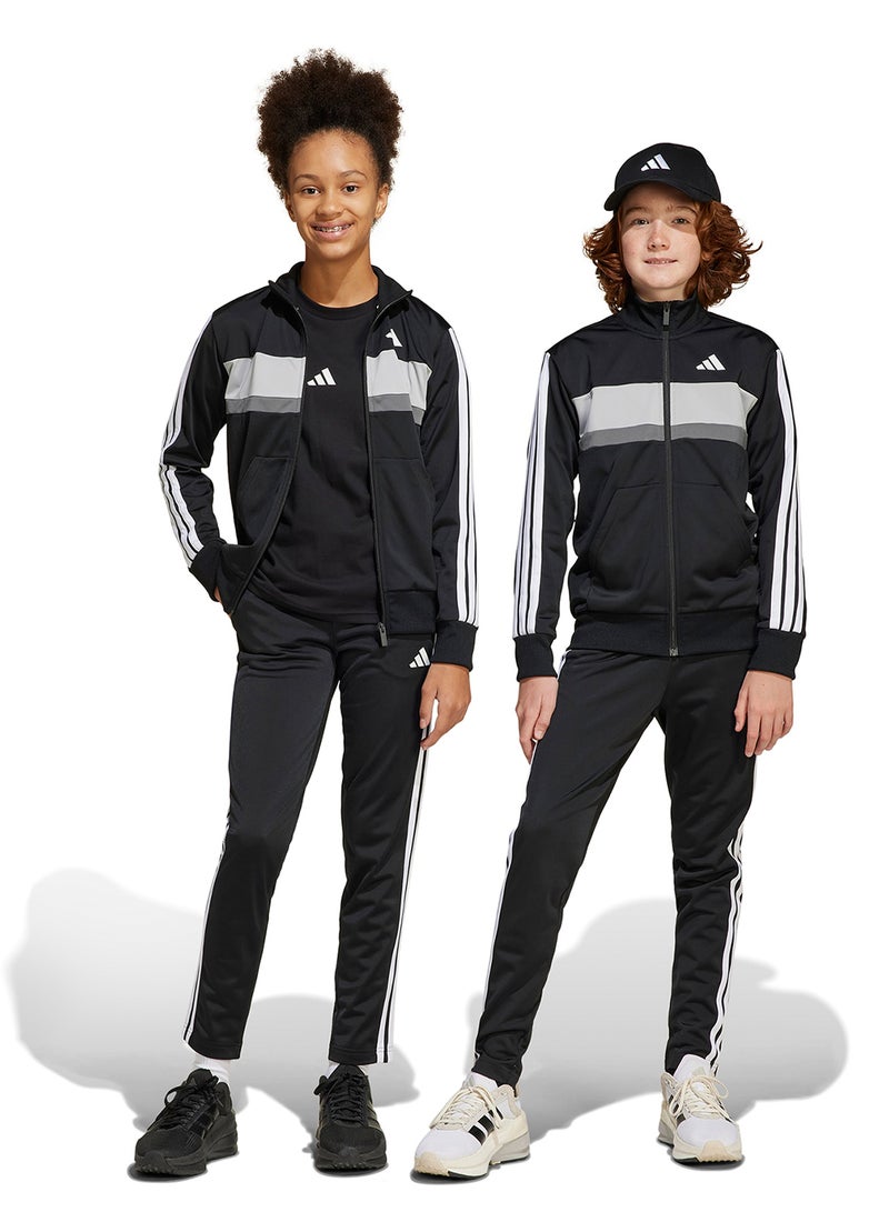 Adidas Youth 3-Stripes Tiberio Tricot Tracksuit - Image 5
