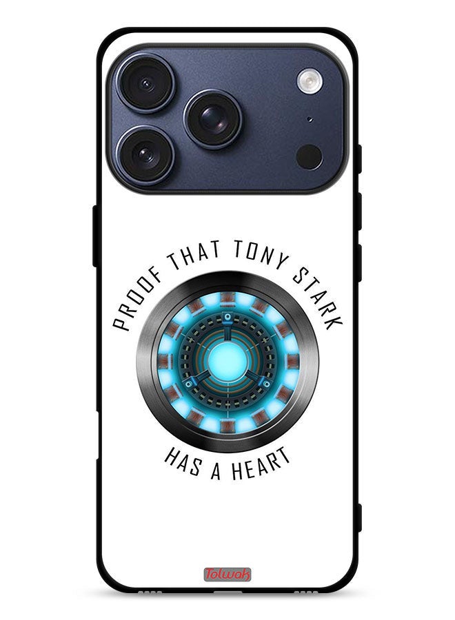Tolwak Apple iPhone 17 Pro Protective Case Cover Proof That Tony Stark Has A Heart - Image 1