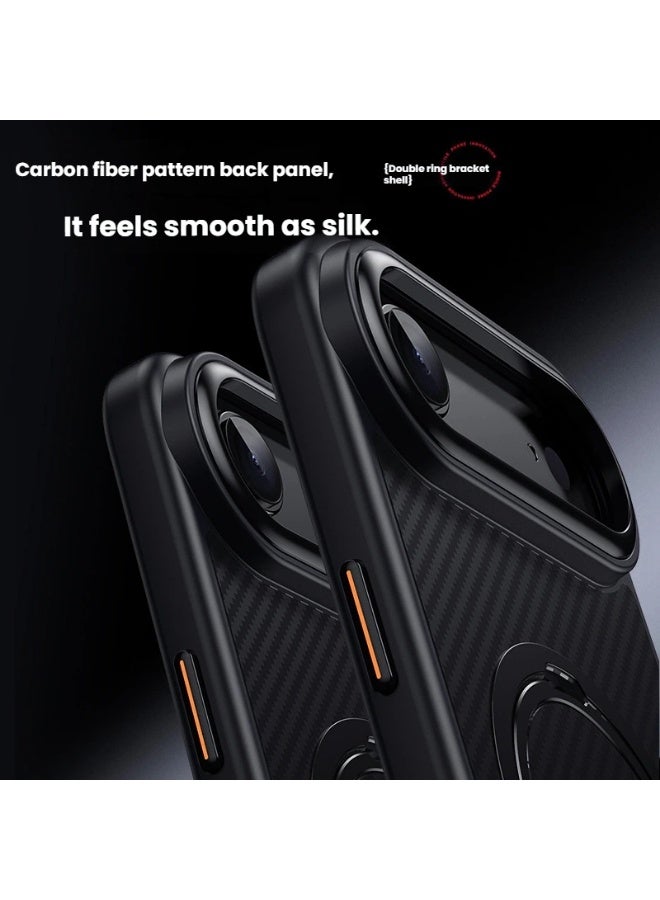 عام غلاف iPhone AIR مع حامل MagSafe المغناطيسي، غلاف مقاوم للسقوط، تركيب دقيق، متوافق مع الشحن اللاسلكي، مقاوم لبصمات الأصابع ومتين - Image 4