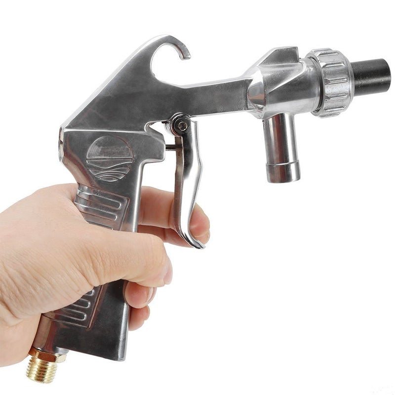 Wogoboo Sandblaster Kit Abrasive Sand Blasting Gun Spray Gun Rust Remove with Air Quick Adapter for Sandblast Cabinets - Image 4