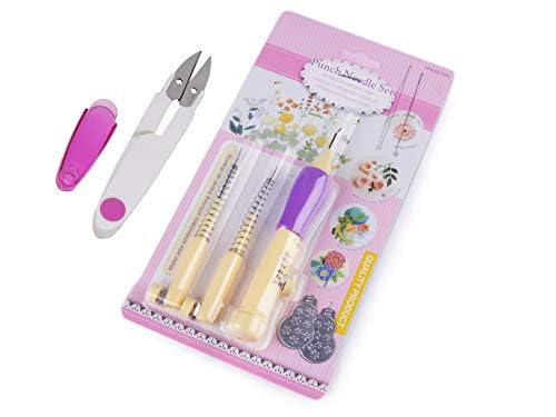 Sudheeka سودهكا™ - مجموعة إبرة خياطة مطرزة بثلاثة أحجام مع قاطع خيط للتطريز DIY - Image 1
