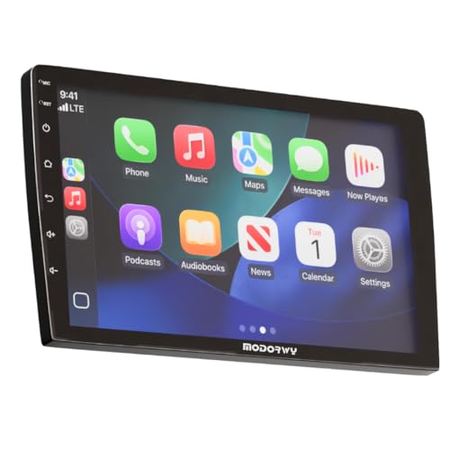 Modorwy Smart Carplay & Android Auto 9inch HD QLED Car Android Stereo | 4GB RAM & 32GB ROM | OS 13 Double Din Car Multimedia Player | 1 Year Warranty - Image 1