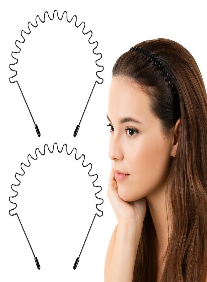 Multibrite Metal Hair Band for Men & Women | Flexible Spring Headband for Workout, Sports, Styling & Daily Use | Anti-Rust, Comfortable, Strong Hold for Curly, Straight & Long Hairs For Men & Women - Image 1