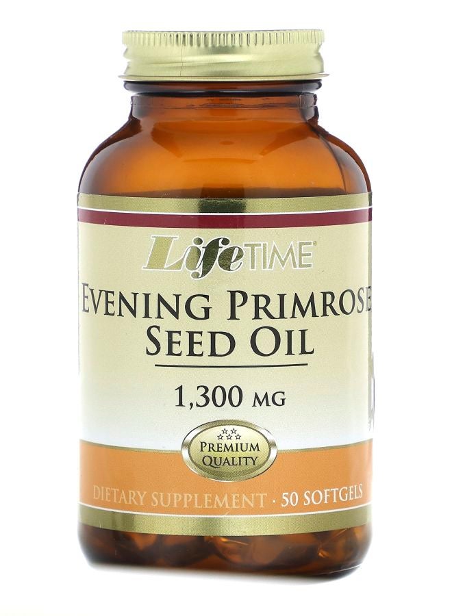 LifeTime Vitamins Evening Primrose Seed Oil  1300 mg  50 Softgels - Image 2