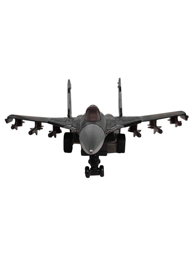 HSOMiD HSOMiD Army Air Force Fighter Jet Toy Military Airplane - Fun Lights and Sounds, Bump and Go Action Pretend Play Kids Aircraft Bomber Plane  - Image 3
